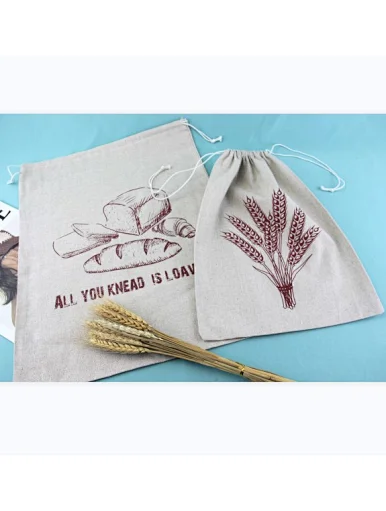 linen bread bag