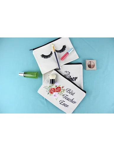 cotton cosmetic bag