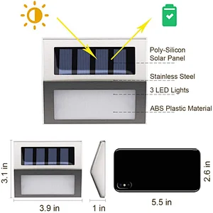 solar wall light with motion sensor