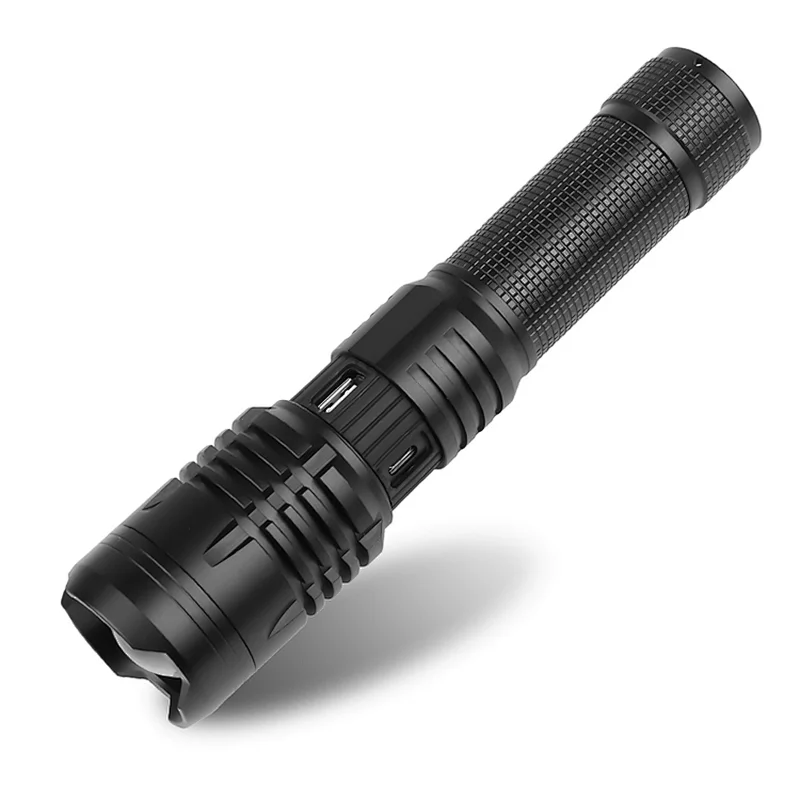 XHP70 Ultra Bright Led Flashlight Torch Camping Light Modes Waterproof Zoomable Police Led Torch Flashlight