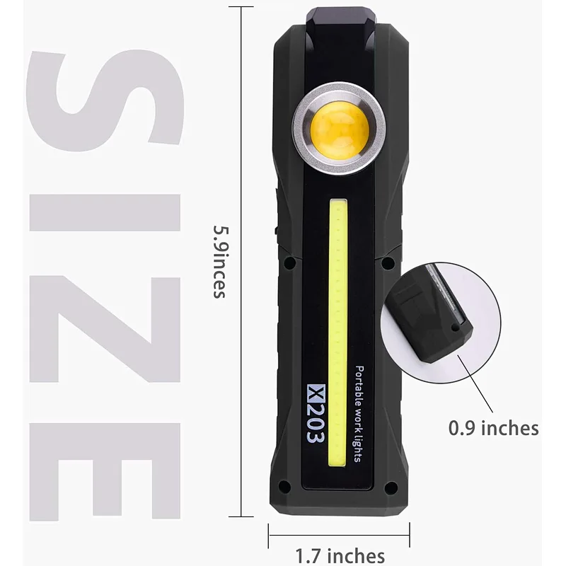 rechargeable magnetic work light