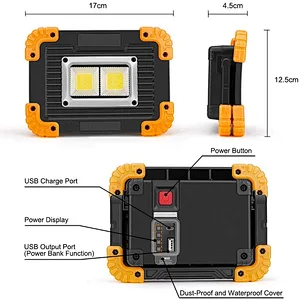 Rechargeable portable work light
