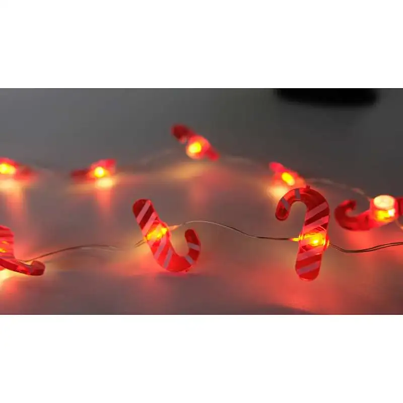battery operated candy cane lights