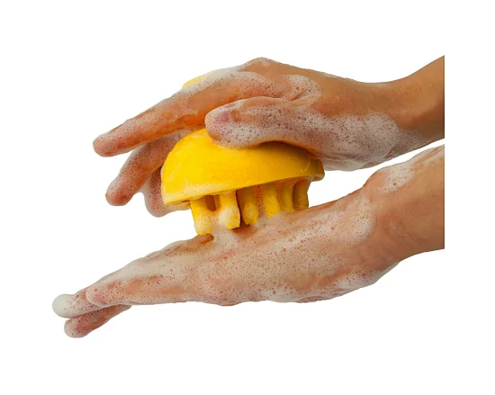 hair silicone body scrubber