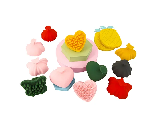soft silicone scalp massager