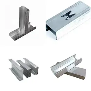 Proveedores de China, marco de acero de calibre ligero de Metal, perno c de metal y pista en U para partición de paneles de yeso