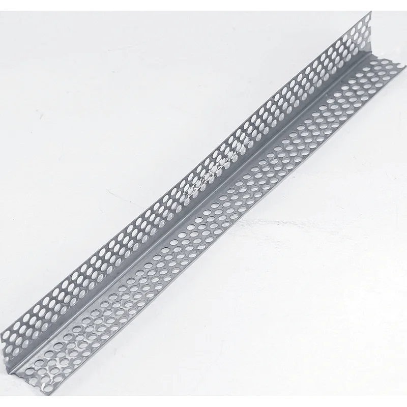high quality cold rolled drywall metal angle bar for punching corner bead corner bead with hole metal angle bar drywall metal corner bead