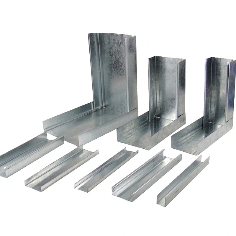 Bobina de acero galvanizado hebei 0.55 BMT perno de metal para paneles de yeso y marco de acero para techo