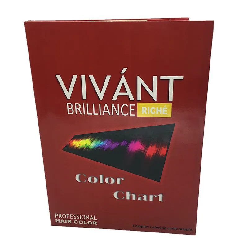 Customize hair dye ice cream hair color chart with 55 colors from China