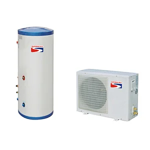 家用分体式氟循环浸管热泵配100L-300L水箱