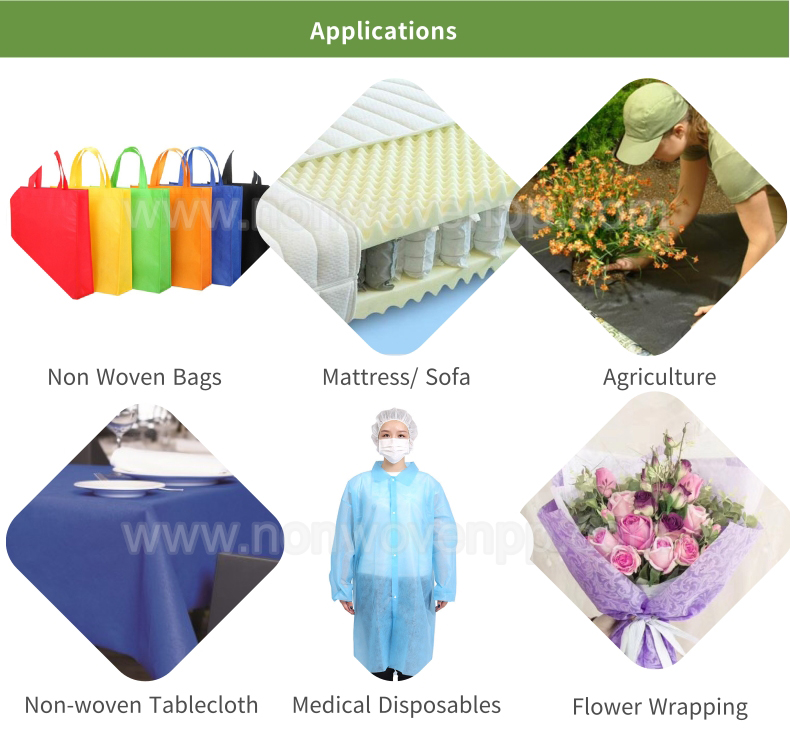 Spunbond non woven packaging flower wrapping paper suppliers