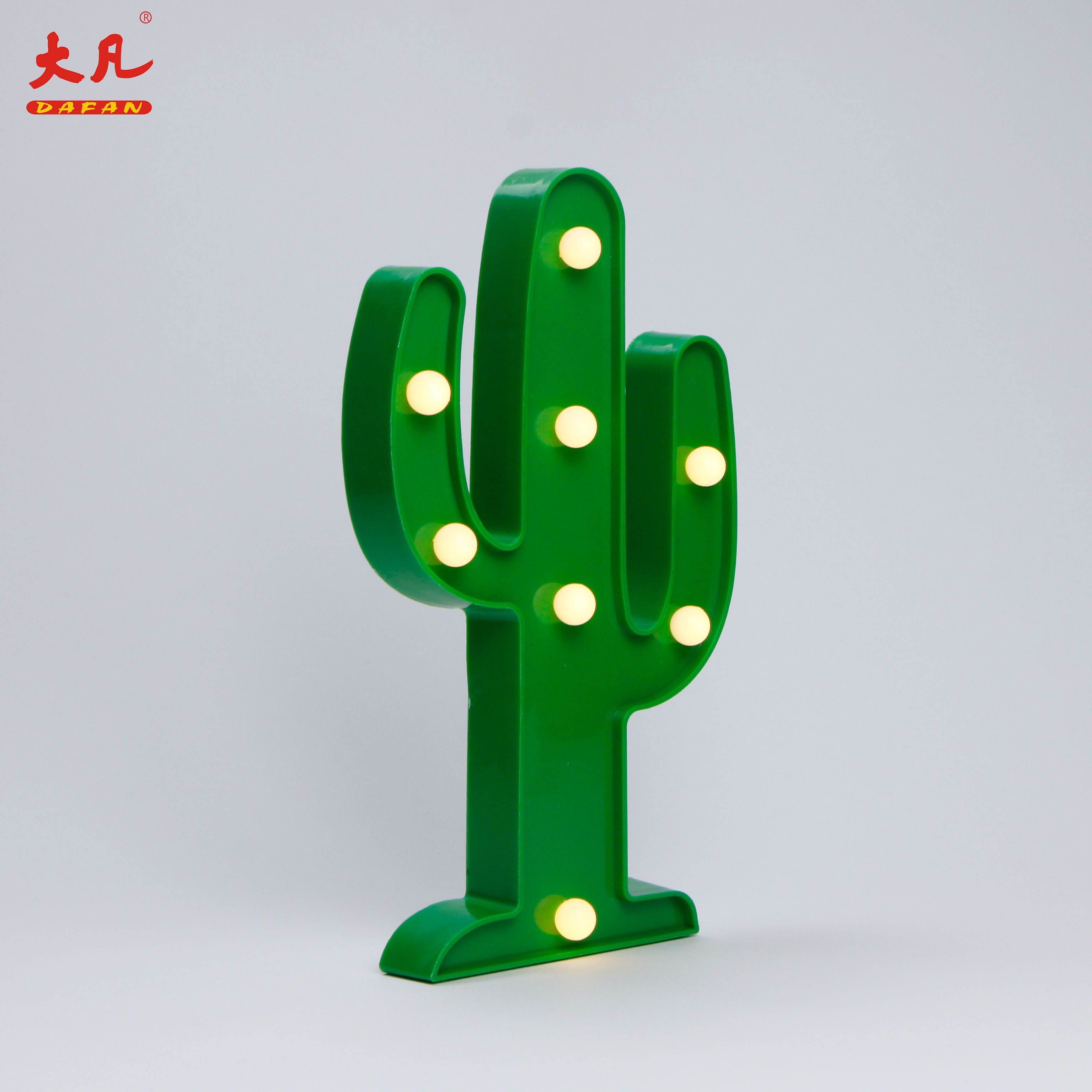 Cactus Christmas letter light design lamp led plastic light marquee plastic bulkhead light lighting led