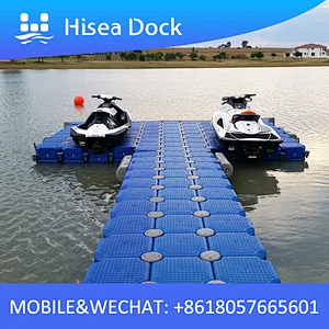 plastic floating pontoon jetski dock system