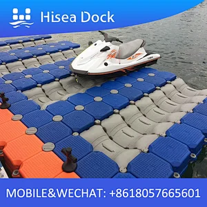 plastic floating pontoon jet ski dock system
