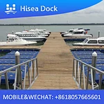 The floating jetty is a floating dock that is designed to float up and down with the water leve