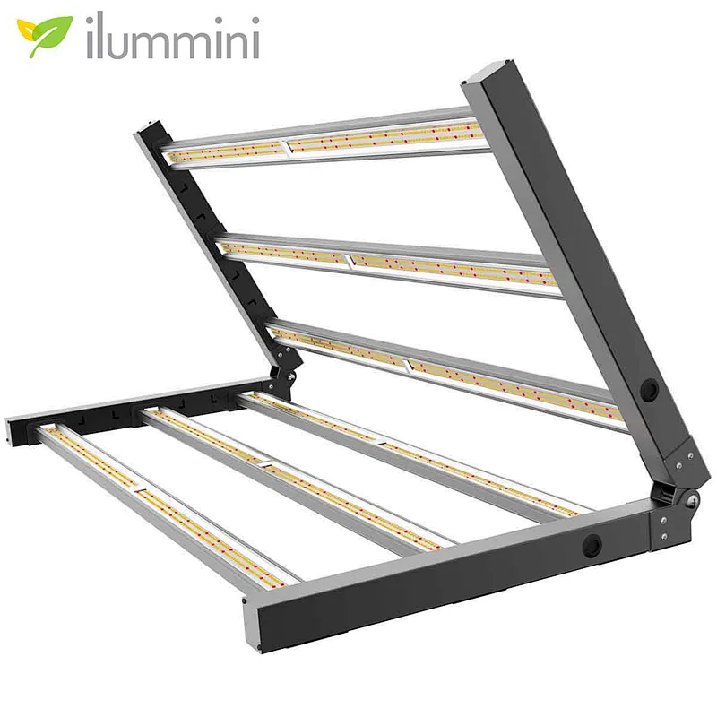 High PPFD LM301b 600w dimmable fluence full spectrum fold Led Grow Light for indoor plants