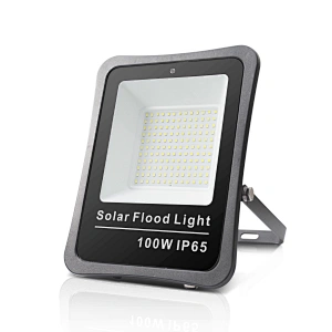 High power 300w IP65 solar flood light with remote control for outdoor lighting