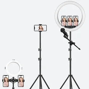 18 inch Photography studio Dimmable Video Camera Led selfie Ring Light for video broadcast Makeup
