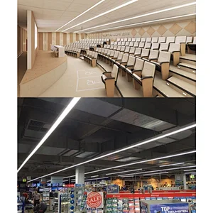 40W Dali Linkable supermarket light led linear trunking system