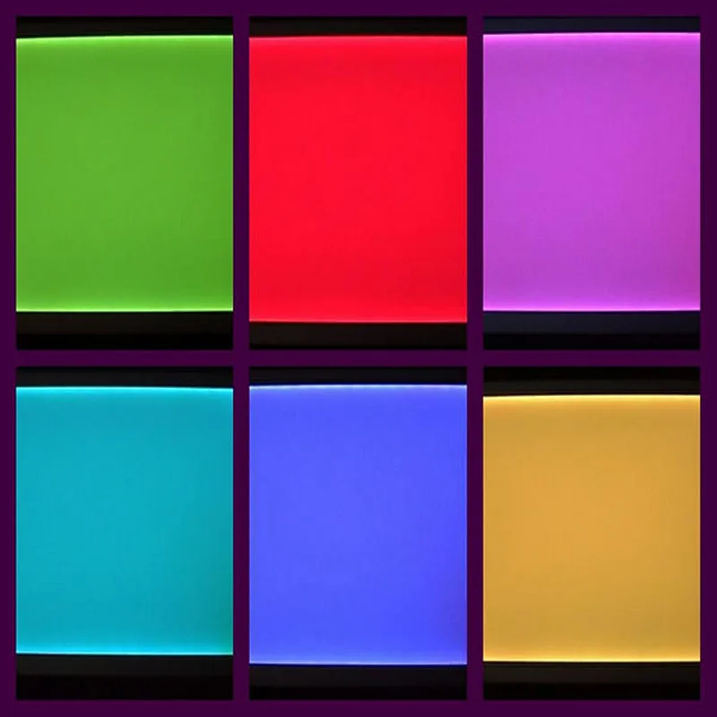 New design hotel ceiling 600x600mm RGB dimmable CCT LED Panel light