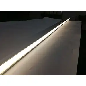 office linear led chandeliers pendant lights 40w 1200mm 4ft linear led light with led trunking linkable solution