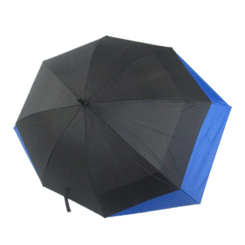 Unique two side extendable backpack golf long handle auto open straight expansible Promotional umbrella