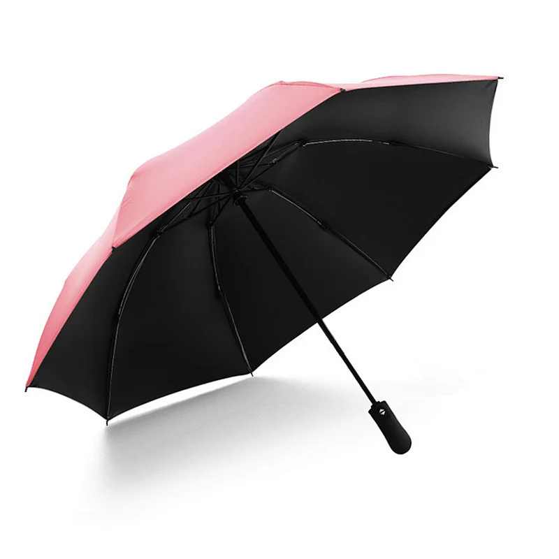 Windproof Golf Car Travel Large Inverted Compact Portable Automatic Open Close Reverse Folding Umbrella For Men Women