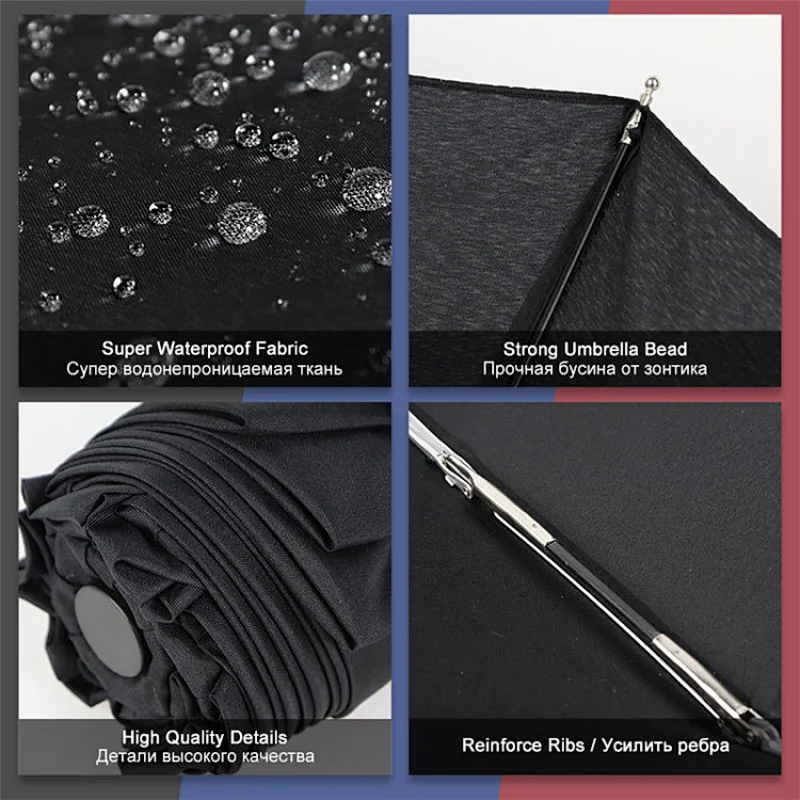 New unique products Fashion Women Portable Car Windproof Outdoor Rain Automatic 5Folding Mini Umbrellas Parasol