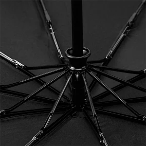 Fully-automatic Three Folding Male Women Umbrella Portable Strong Frame Windproof 10 Ribs Rain Umbrellas