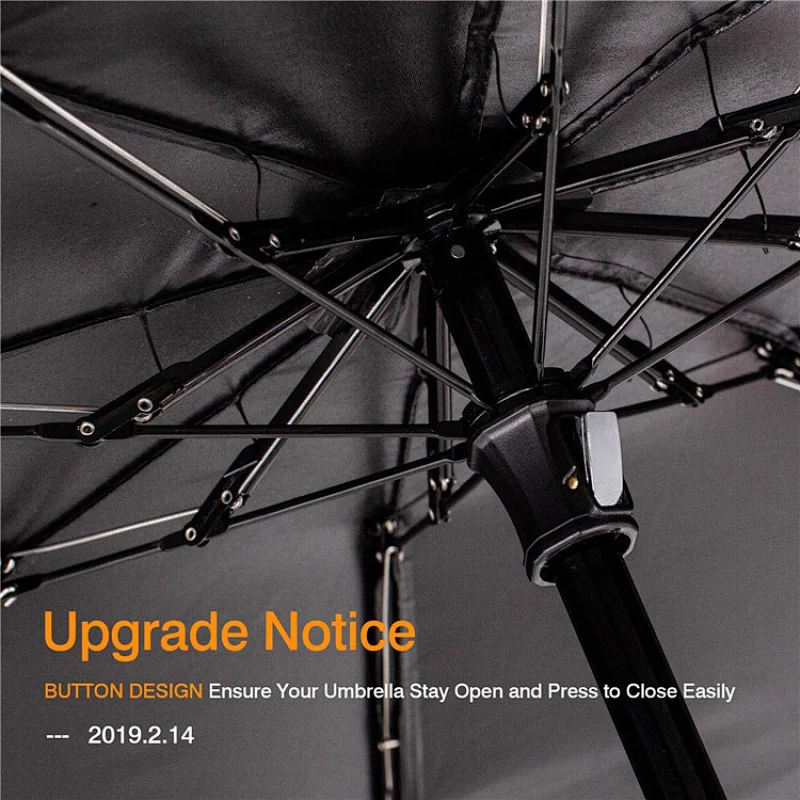 Upgraded 8 Ribs Mini Portable Sun&Rain Lightweight Windproof Compact Parasol Outdoor Travel Umbrella for Men Women