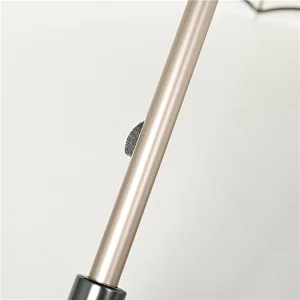 New type auto open straight stick long handle gift umbrella fabric with edge