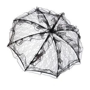 Vintage Embroidery Pure Lace Umbrella White lace wedding umbrella cosplay umbrella