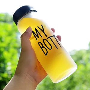 Empty tumbler transparent travel korea portable travel plastic water bottle