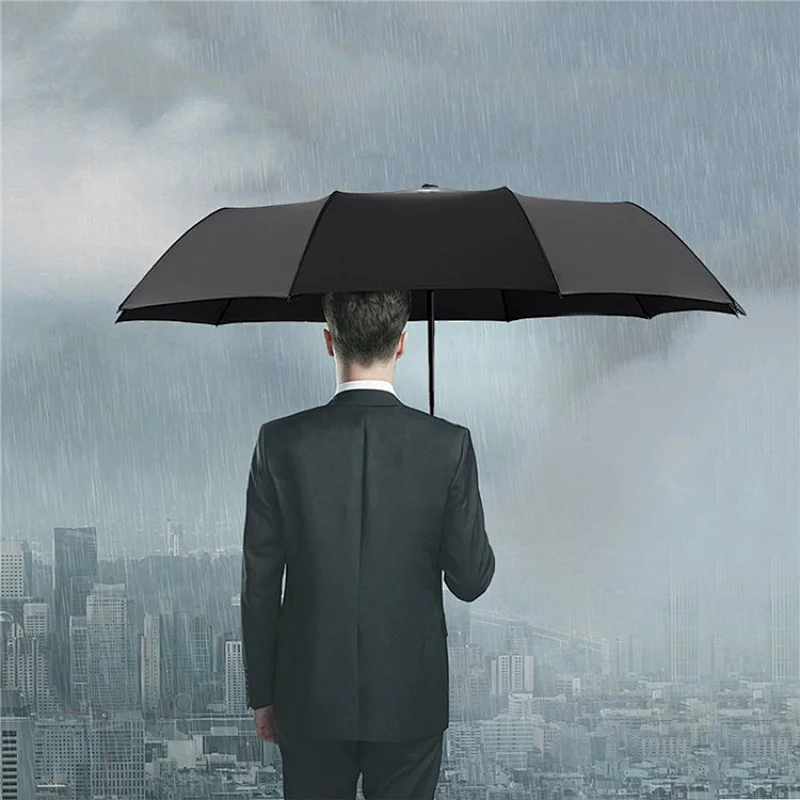 Wholesale cheap Custom 12 Ribs Auto Open Close Windproof Waterproof Portable Foldable Travel Umbrellas with Logo Printing