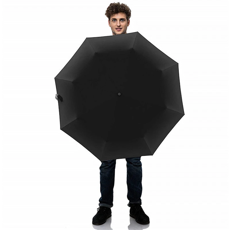 Paraguas deportivos plegables compactos a prueba de viento irrompibles anti UV