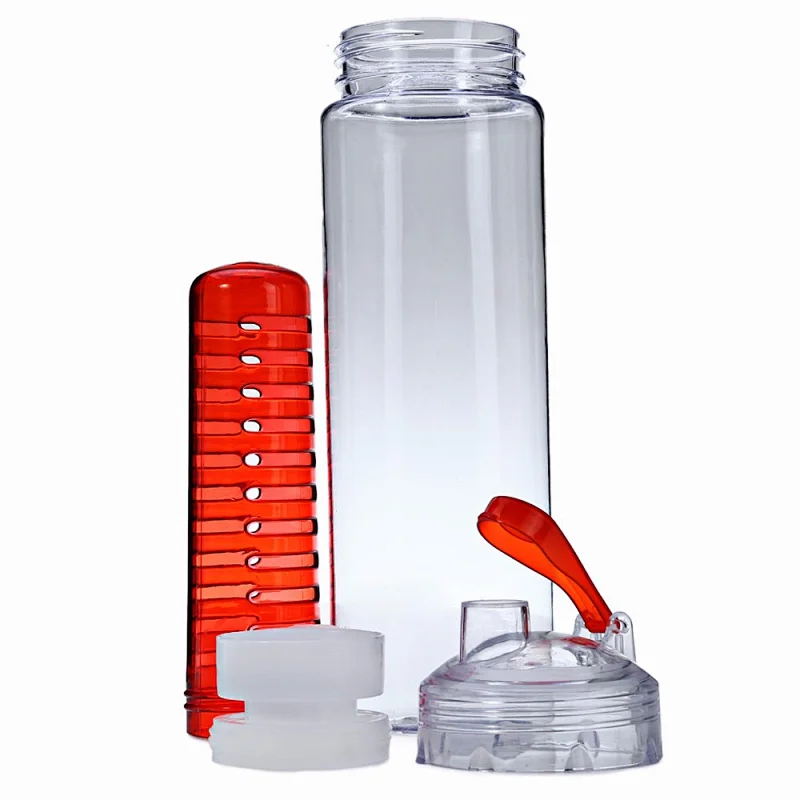 Plastic shaker sport bottle tritan material waterbottle/empty plastic shaker water bottles