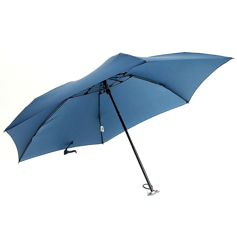 105g Lightweight Mini Small 6 ribs High Density Waterproof Fabric Women Sun Rain Portable Three folding umbrella
