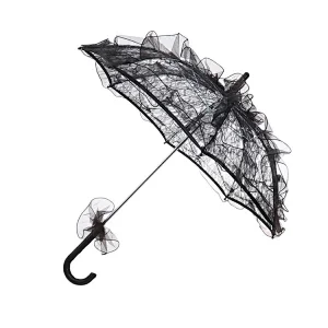 Vintage Embroidery Pure Lace Umbrella White lace wedding umbrella cosplay umbrella