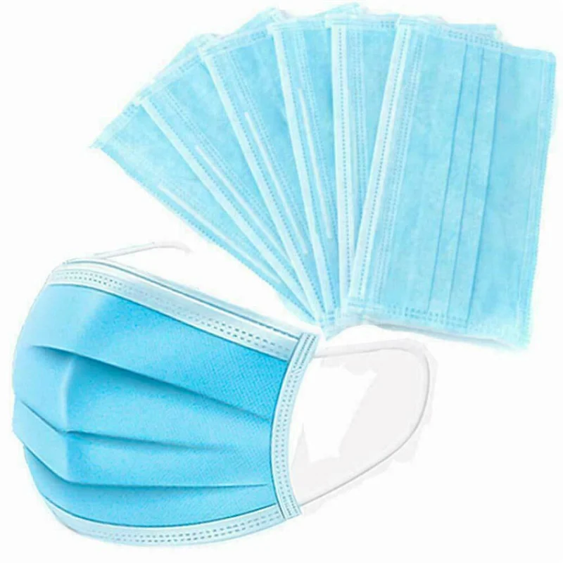 Pay today ship tomorrow Face Dust Respirator Masks Filter Virus Pm2.5 Disposable Nose Mouth Mask 3layer