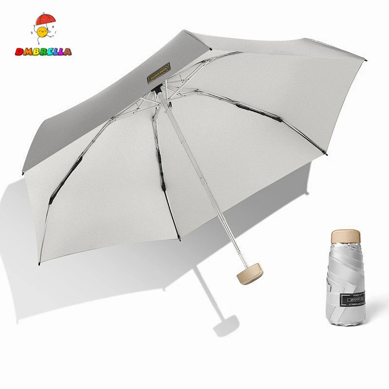 Productos únicos de la nueva invención Protección UV Mini paraguas personalizado 5 veces