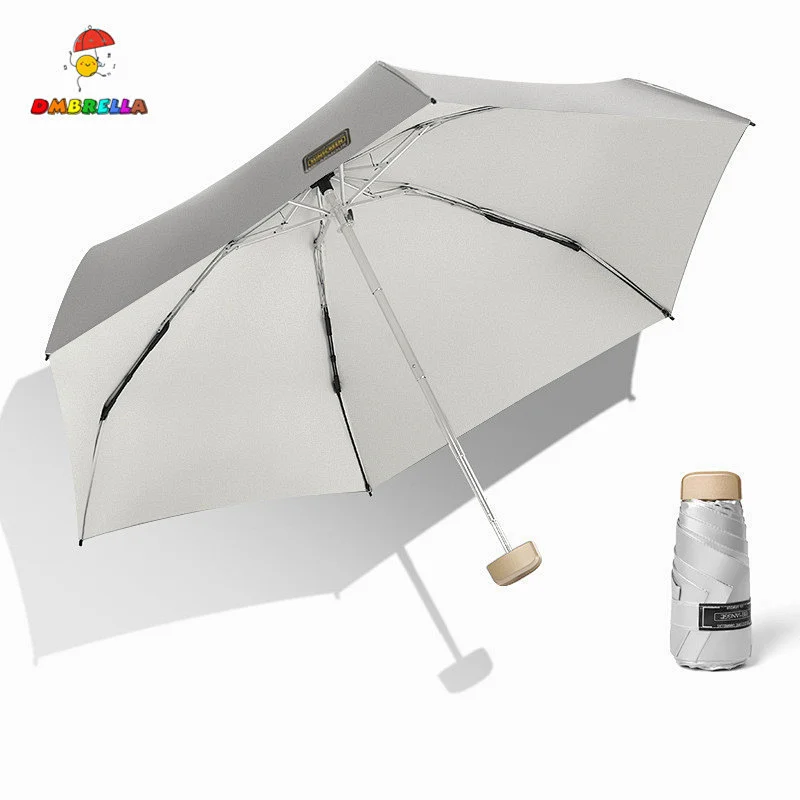 New Invention unique products UV Protection Mini 5 fold Custom Umbrella