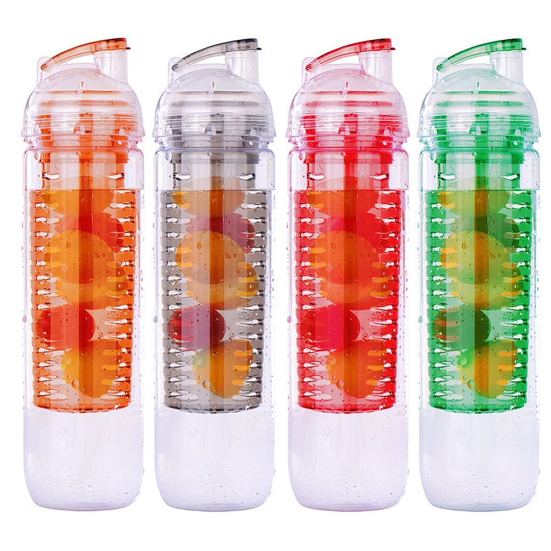 Plastic shaker sport bottle tritan material waterbottle/empty plastic shaker water bottles