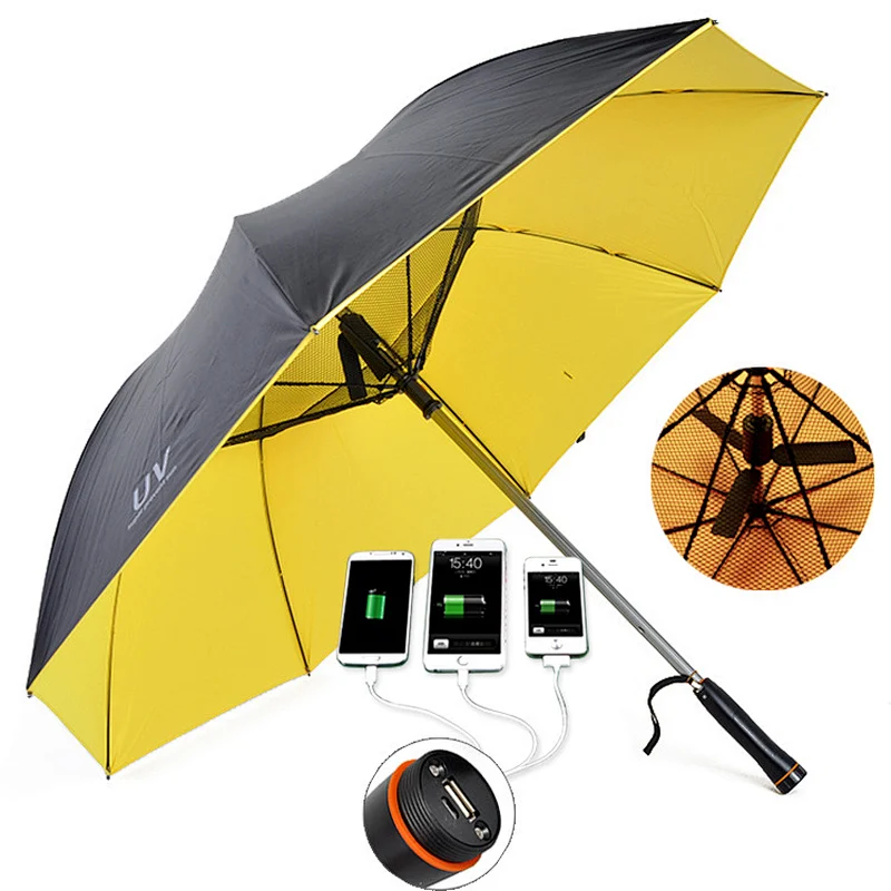 hot sale fashionable fan mist umbrella usb with good quality