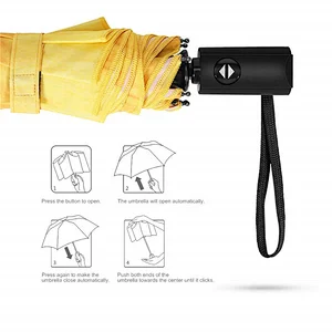 21''*8k Popular Custom Sunflower Fullbody Printing Fashion woman 3 Folding auto Umbrella with Sun protection UV coating