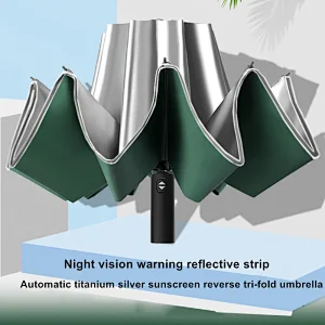 High quality folding full body umbrella custom parasol 3 fold automatic reverse umbrella