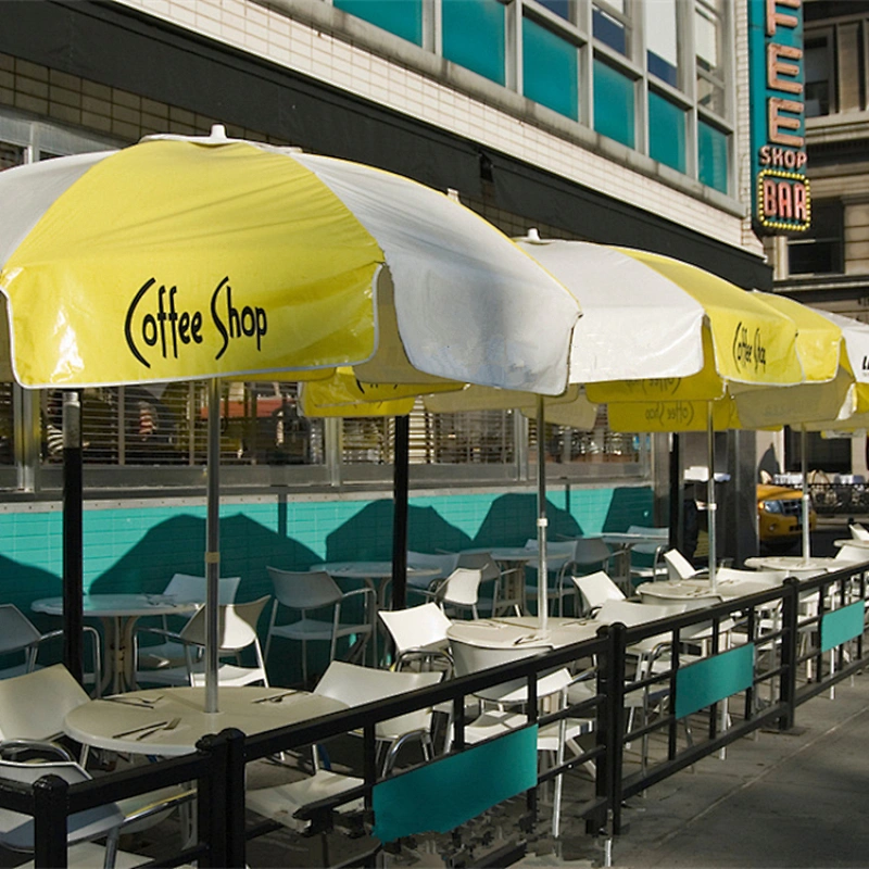 150cm Umbrella Radii Aluminum Pole Material outdoor cafe umbrella