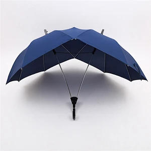 2018 Innovate portable Promotional Double Shaft Twins Lover Couple Umbrella