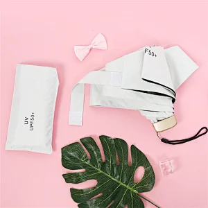 5 Fold Umbrella UV Protection Mini Custom Umbrella