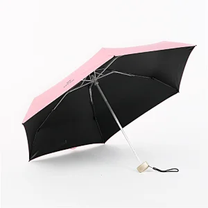 5 Fold Umbrella UV Protection Mini Custom Umbrella