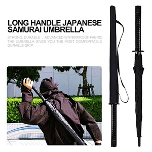 Promotion 8k/16k/24k Japanese samurai sword long handle umbrella